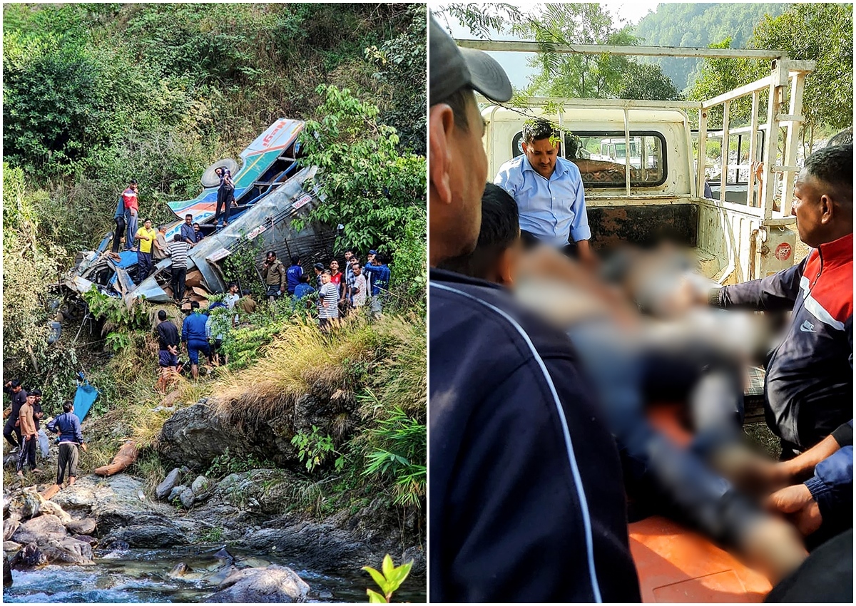 n accidente de autobús en India