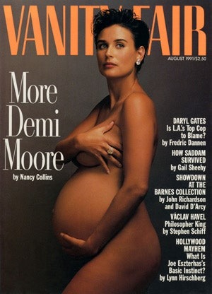 Demi Moore en la portada de Vanity Fair.