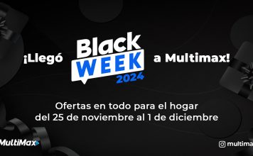 ¡Llegó Black Week a Multimax! Ofertas en todo para el hogar del 25 de noviembre al 1 de diciembre