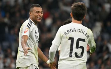 Real Madrid se queda a un punto del Barça tras victoria con gol de Mbappé