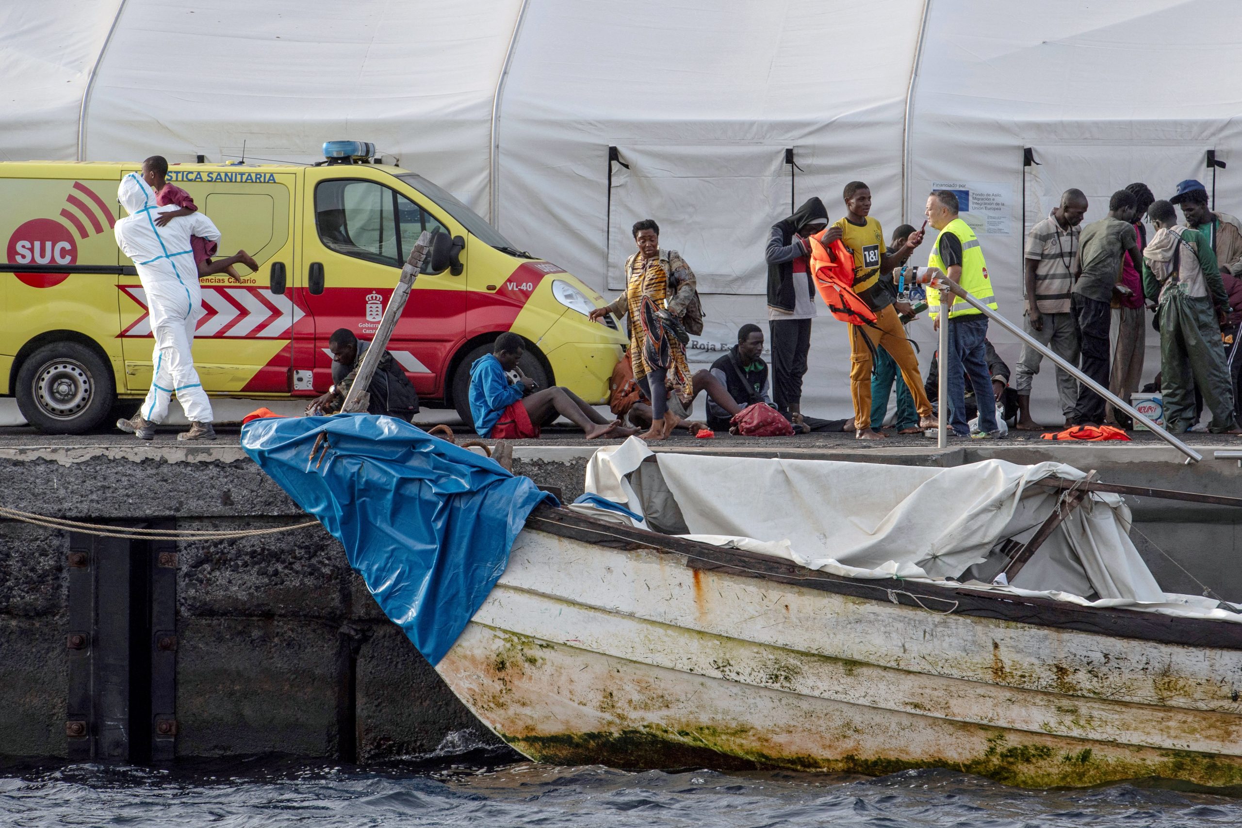 migrantes murieron en el mar