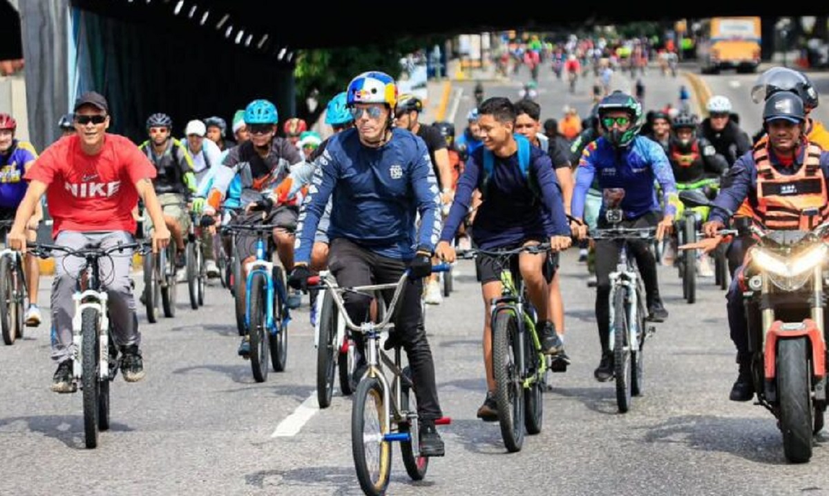 El rider hizo 8 kilómetros en la última edición de Caracas Rueda Foto Archivo