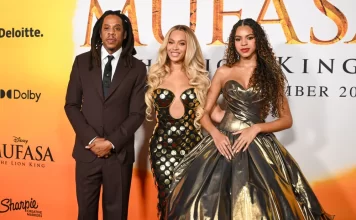 Jay-Z en la premiere de Mufasa junto a Beyoncé, en medio de acusaciones por violación