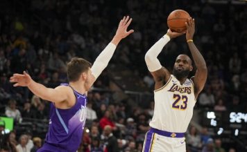 LeBron James firmó otra histórica marca en la NBA