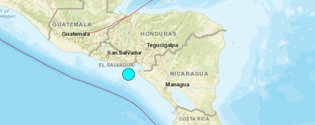 Sismo de magnitud 5,6 sacudió El Salvador