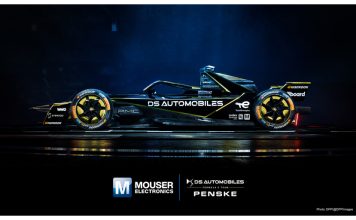 Mouser Electronics anuncia su asociación con DS PENSKE para la 11ª temporada de la Fórmula E con debut en Brasil