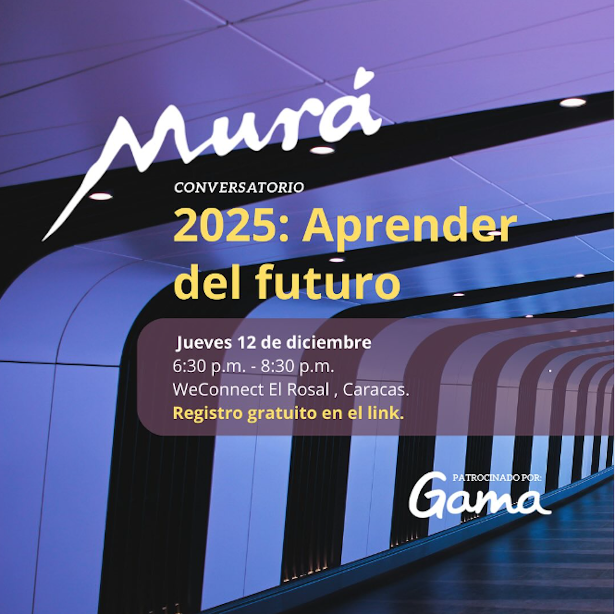 Murá invita al encuentro “2025: aprender del futuro”