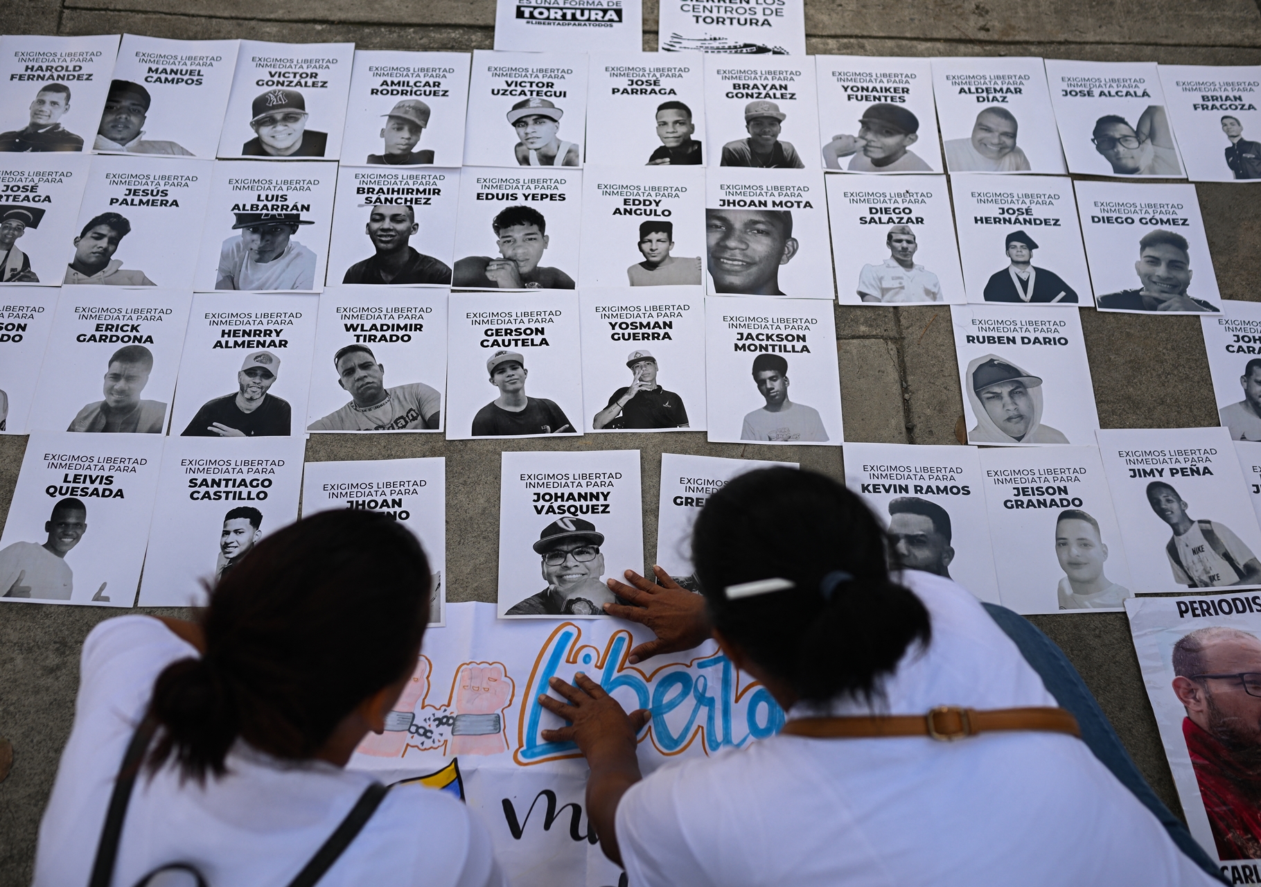 VENEZUELA-POLITICS-ELECTION-PRISIONERS-DEMONSTRATION