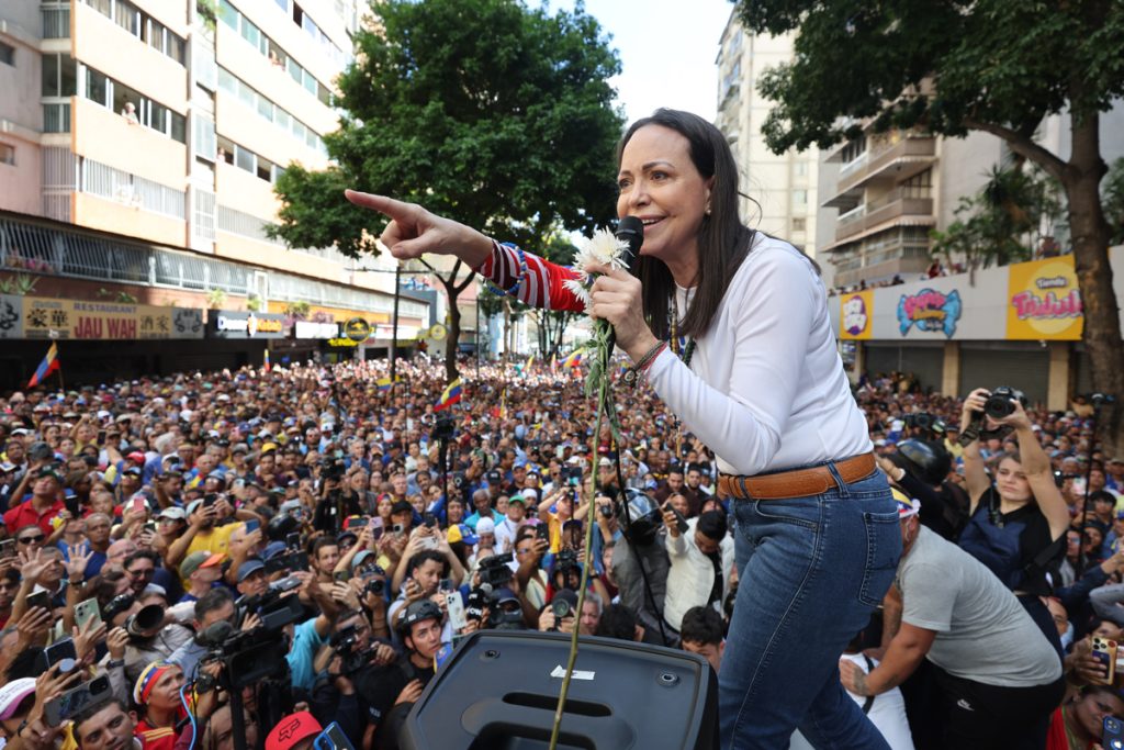 María Corina Machado agradeció apoyo a Trump