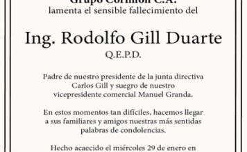 Obituario Ing. Rodolfo Gill Duarte (2)