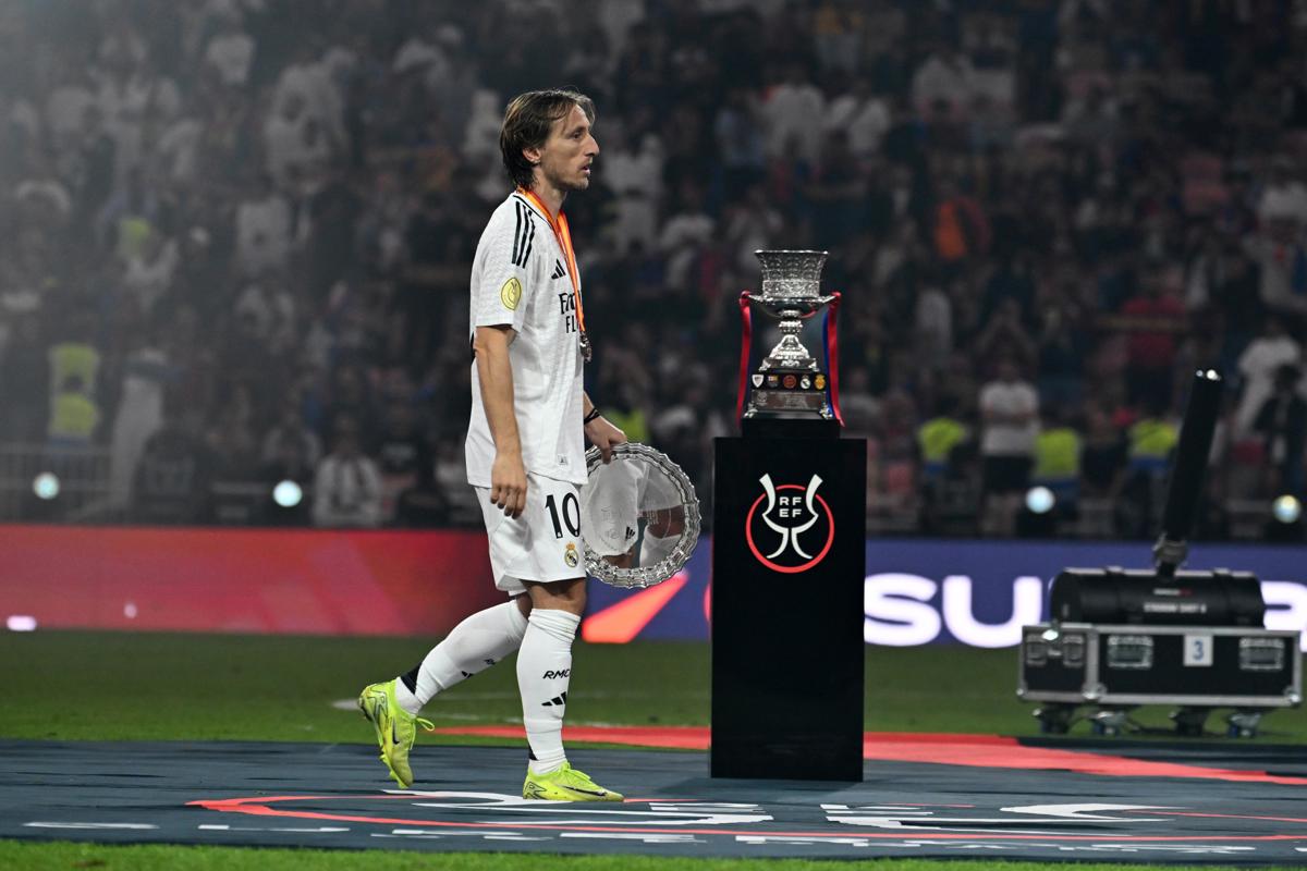 Modric dice que la Supercopa es una derrota preferible