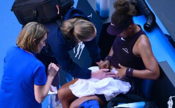 Naomi Osaka abandonó el Abierto de Australia por lesión