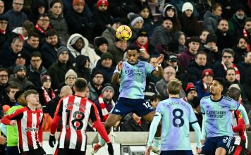 Arsenal remonta ante Brentford y recupera el segundo puesto