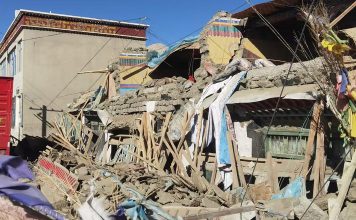 Fuerte terremoto en el Tíbet chino deja casi 100 muertos