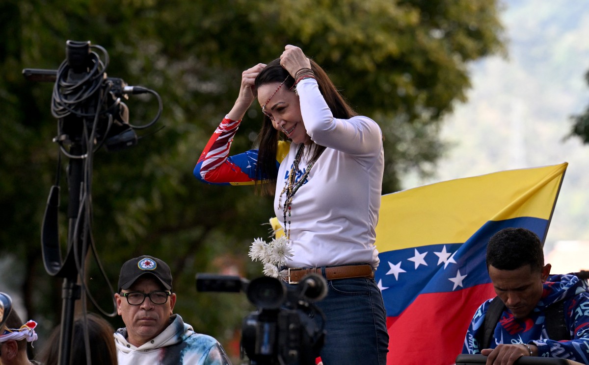 VENEZUELA-OPPOSITION-PROTEST-MACHADO