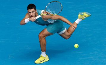 Alcaraz logró su set más rápido en un Grand Slam