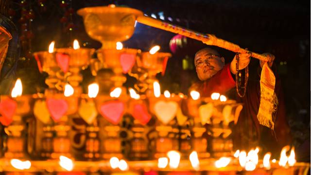 Año nuevo Celebración China 