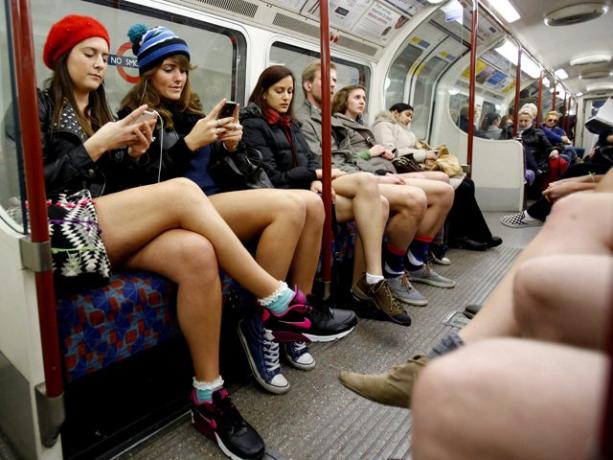 Sin pantalones Metro Londres Curiosidades