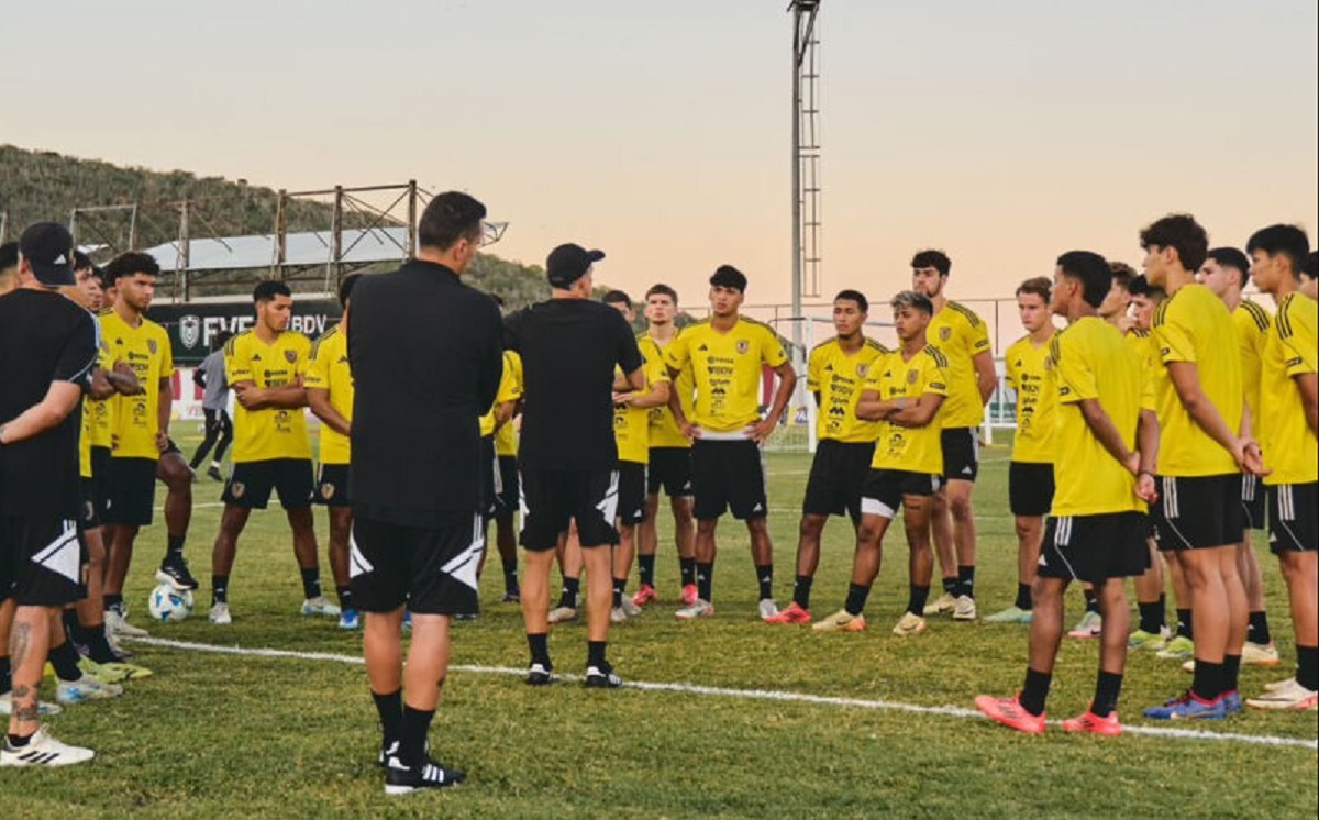 La Vinotinto ya se encuentra en el estadio de Lara para prepararse para la competición Foto Archivo