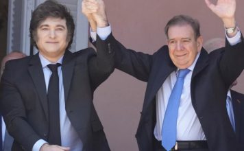 «Nuestra postura es clara»: Javier Milei recibió a Edmundo González en la Casa Rosada de Argentina