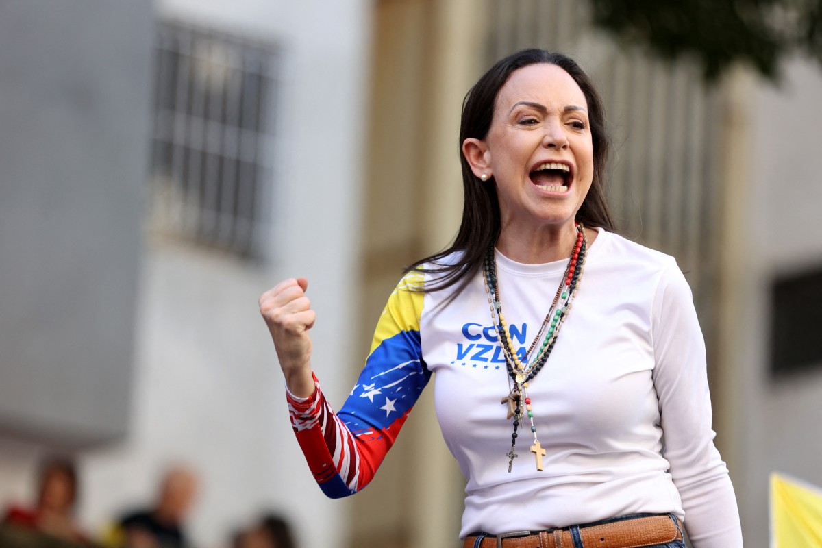 VENEZUELA-OPPOSITION-PROTEST-MACHADO