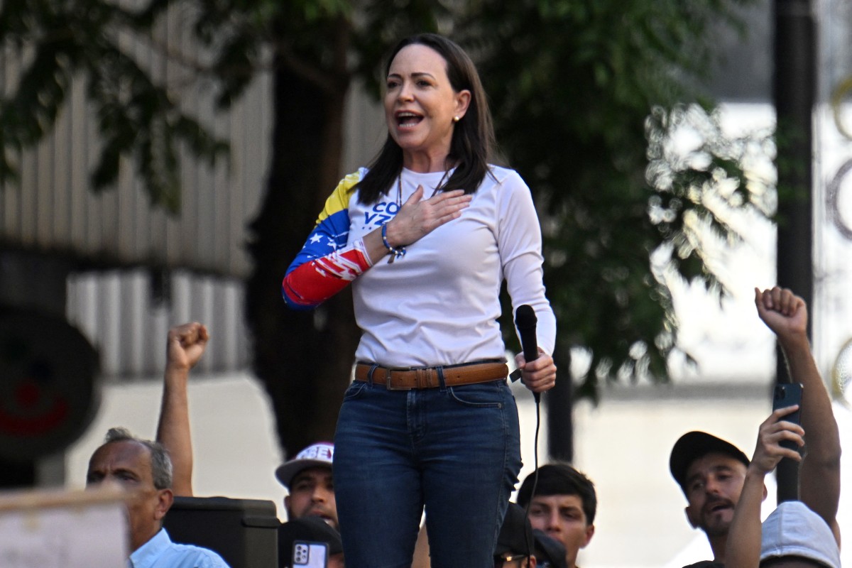 VENEZUELA-OPPOSITION-PROTEST-MACHADO