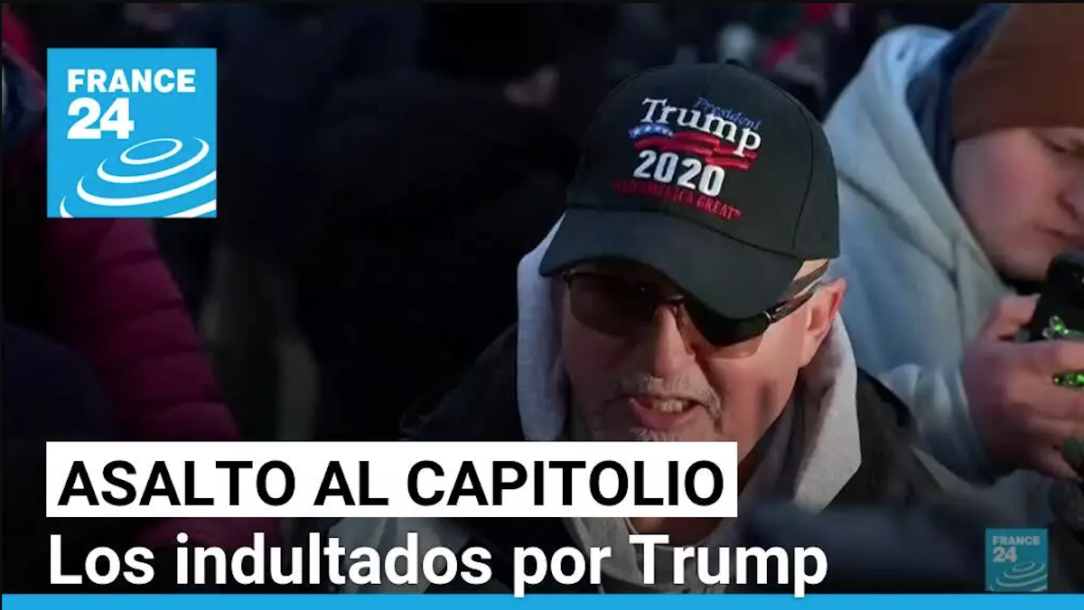 Empiezan liberaciones de acusados por asalto al Capitolio indultados por Trump