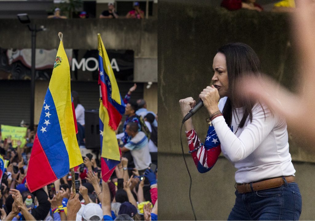 La intimidación del chavismo no frenó a la oposición: así fue la convocatoria de María Corina Machado en Caracas