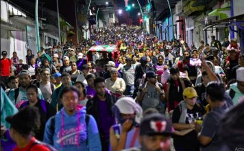 Venezolanos parten en nueva caravana de migrantes desde el sur de México: «Tenemos la esperanza de ingresar a EE UU»