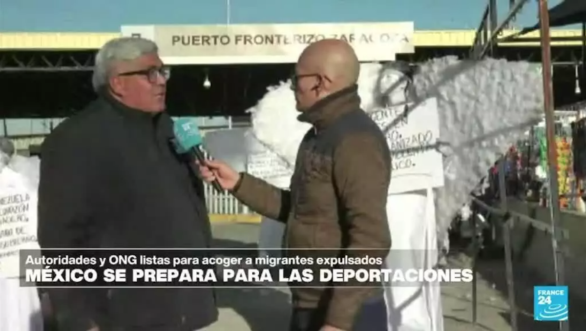 Protestas pacíficas en frontera con Estados Unidos por deportación de migrantes