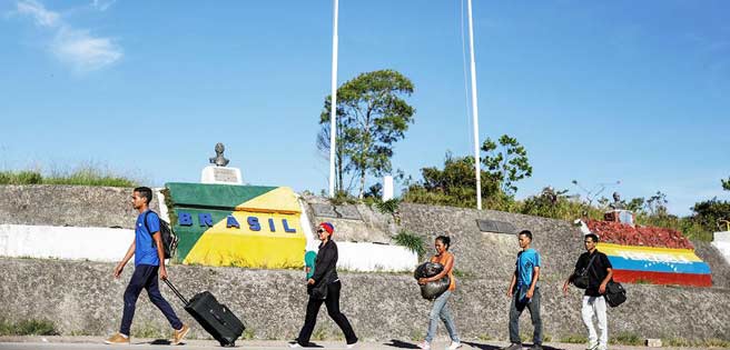 venezolanos en brasil