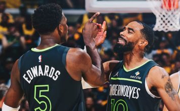 Los Wolves destrozan a los Lakers de Doncic en el primer asalto