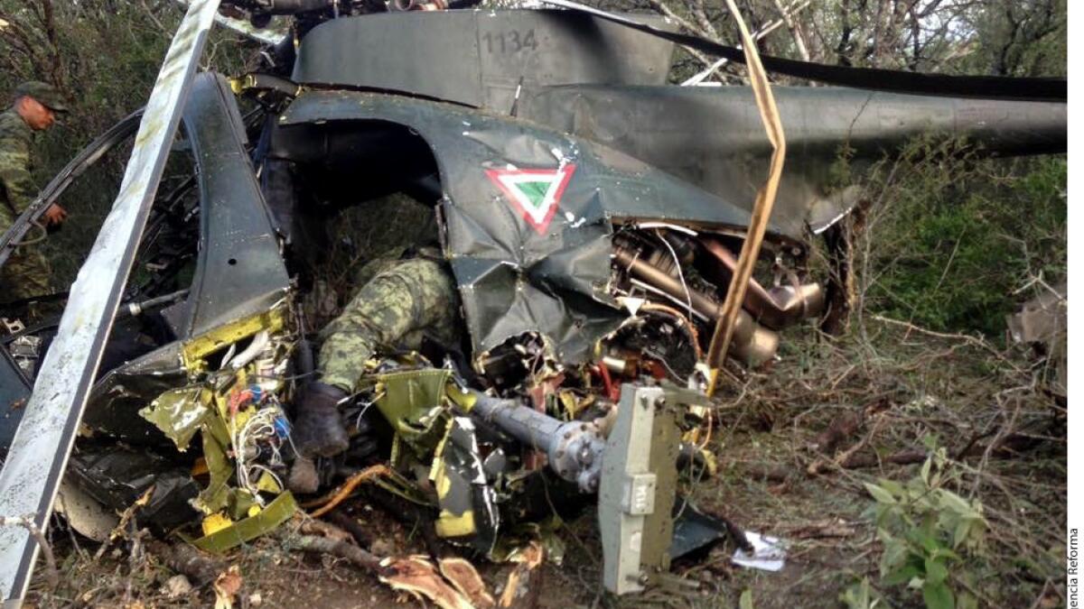 Murieron dos militares en accidente de aeronave de entrenamiento en oeste de México