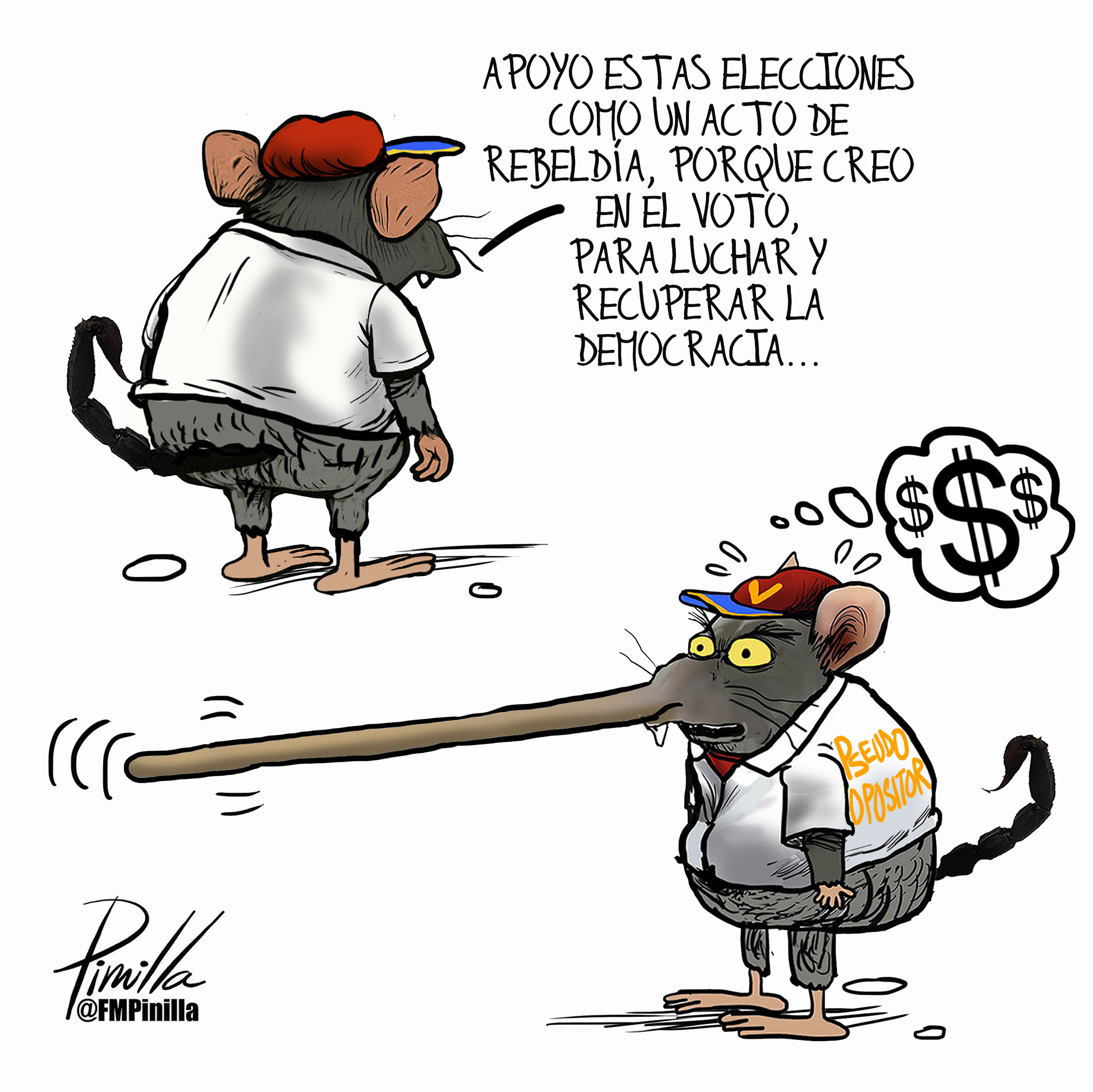 ratacran y pinocho