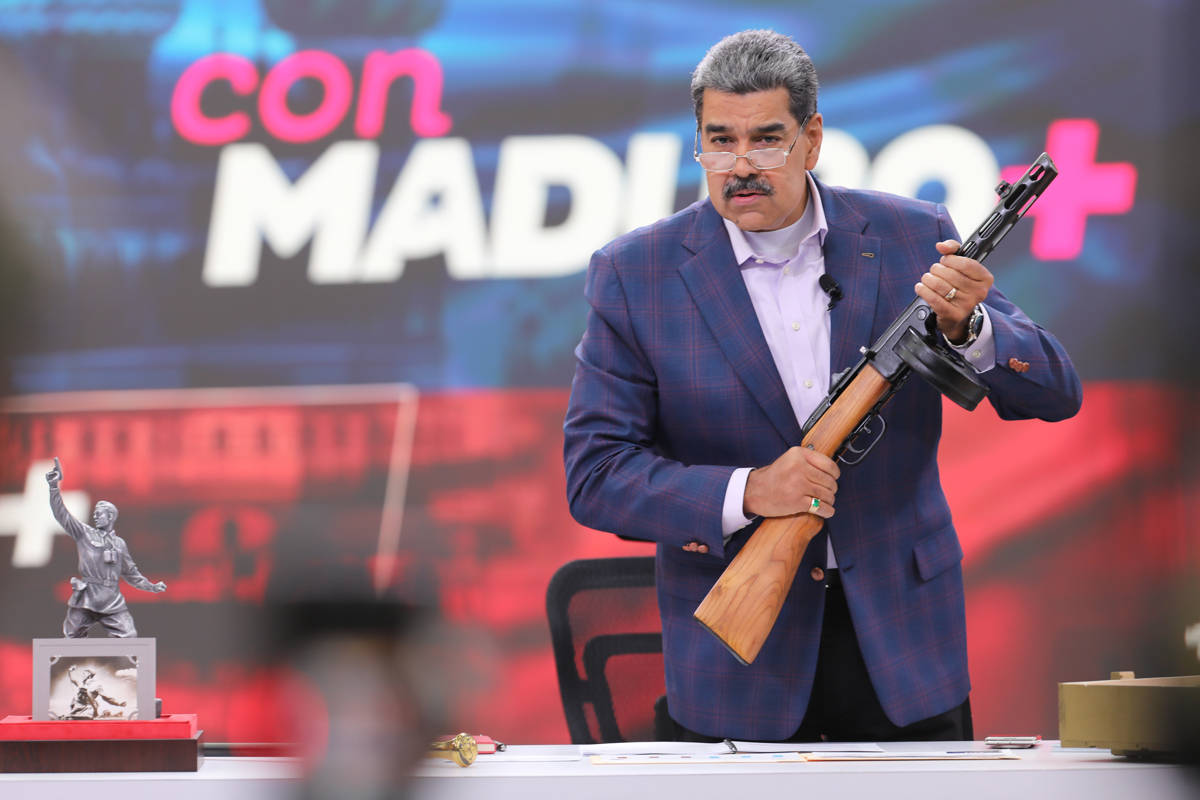 Presidente de Venezuela en su programa semanal de televisión ‘Con Maduro +’