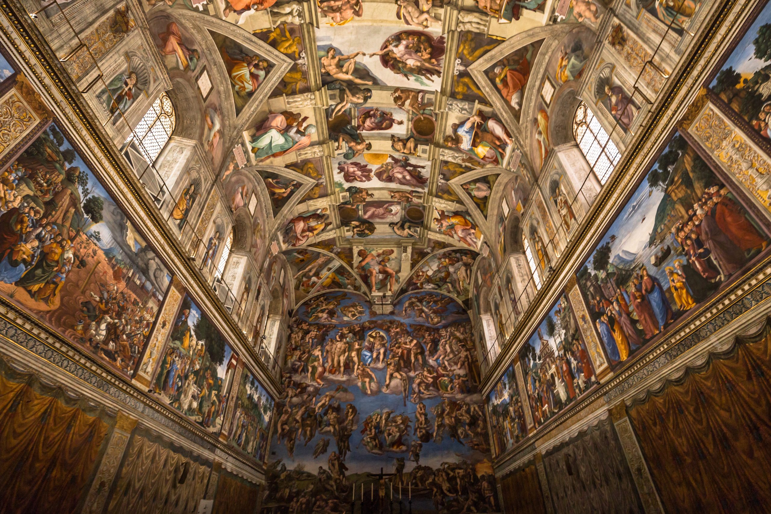 May,30,,2016:,Ceiling,Of,The,Sistine,Chapel,In,The