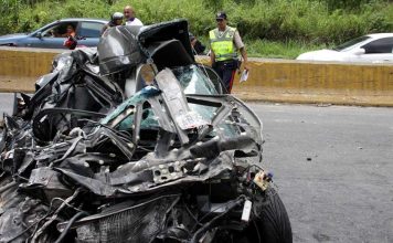 122 muertos en accidentes de tránsito en Venezuela durante abril