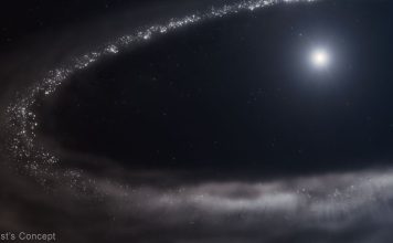 Webb descubre agua helada cristalina en un sistema estelar