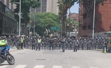 PNB impidió avance de marcha del Día del Trabajador