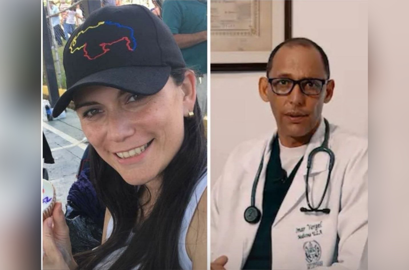Dr Omar Vergel y la abogada Merlina Carrero