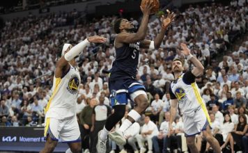 Timberwolves eliminó a los Warriors y clasificó a la final de la Conferencia Oeste