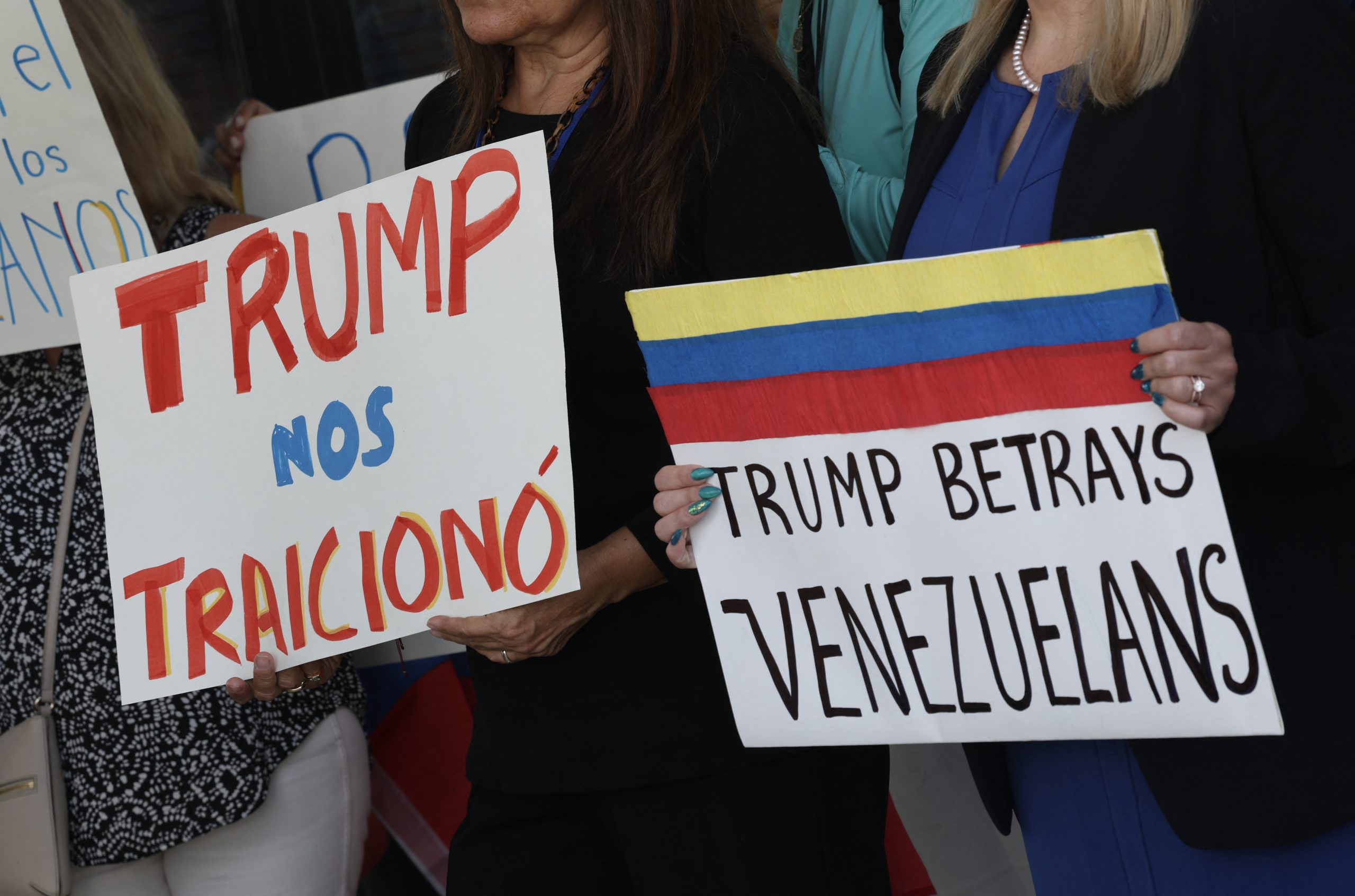 Venezolanos creen que Donald Trump los traicionó