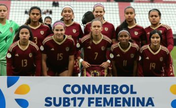 Vinotinto Femenina Sub 17 quedó fuera del Suramericano