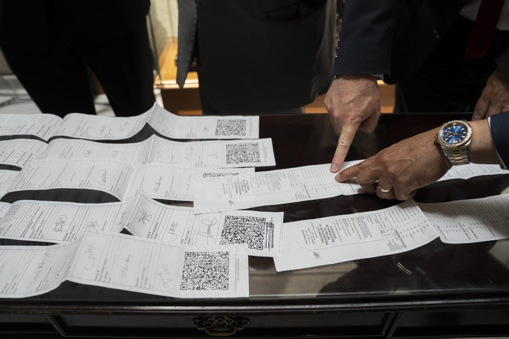 eliminación del código QR en actas del simulacro electoral