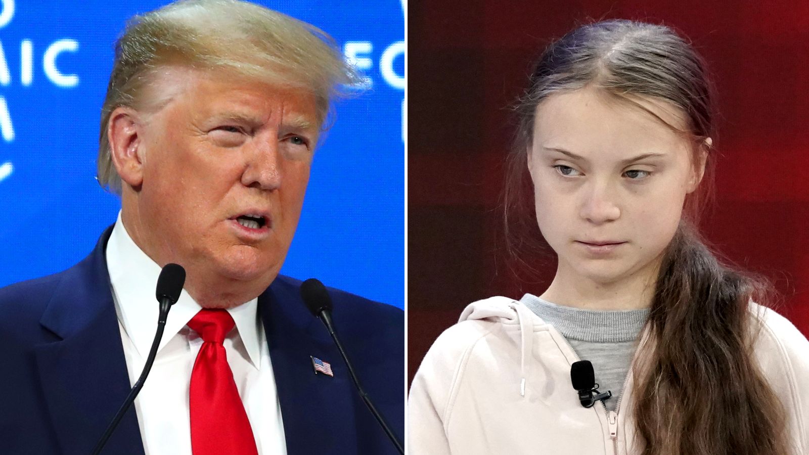 Trump a Greta Thunberg: «Creo que debería ir a clases de control de la ira»
